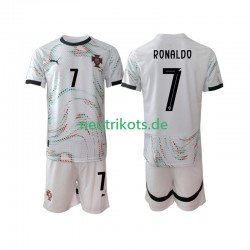 Fußballtrikot Portugal Cristiano Ronaldo 7 Kinder Auswärts 2025 Kurzarm