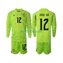 Fußballtrikot Portugal Jose Sa 12 Torwart Kinder Heim 2025 Langarm
