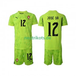 Fußballtrikot Portugal Jose Sa 12 Torwart Kinder Heim 2025 Kurzarm
