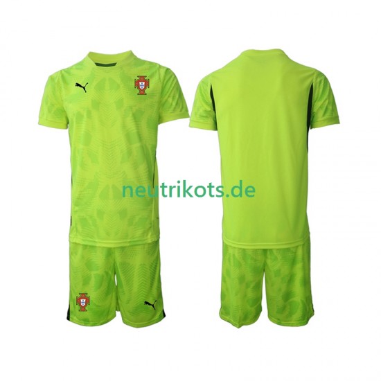 Fußballtrikot Portugal Torwart Kinder Heim 2025 Kurzarm
