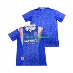 Fußballtrikot Rangers 1996 1997 Retro Herren Heim Kurzarm