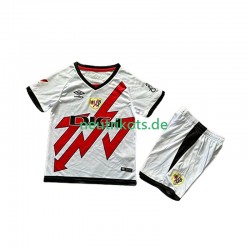 Fußballtrikot Rayo Vallecano Kinder Auswärts 2024-2025 Kurzarm