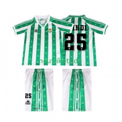 Fußballtrikot Betis Sevilla FINIDI 25 1996 1997 Retro Kinder Heim Kurzarm