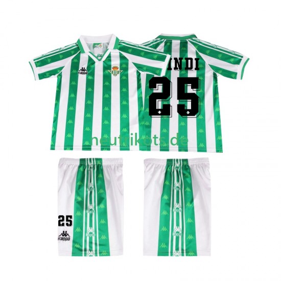 Fußballtrikot Betis Sevilla FINIDI 25 1996 1997 Retro Kinder Heim Kurzarm