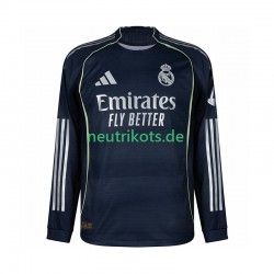 Fußballtrikot Real Madrid Herren Auswärts 2025-2026 Langarm