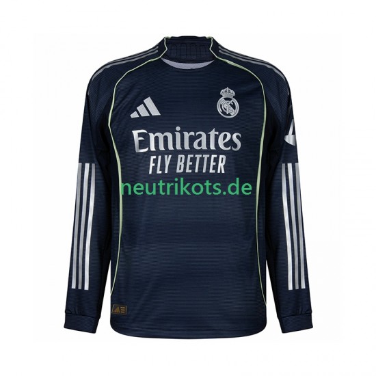 Fußballtrikot Real Madrid Herren Auswärts 2025-2026 Langarm