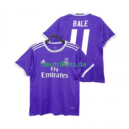 Fußballtrikot Real Madrid BALE 11 2016 2017 Retro Herren Auswärts Kurzarm