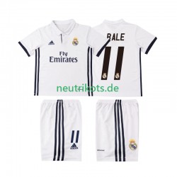 Fußballtrikot Real Madrid BALE 11 2016 2017 Retro Kinder Heim Kurzarm