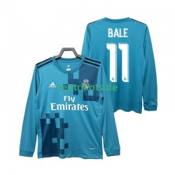 Fußballtrikot Real Madrid BALE 11 2017 2018 Retro Herren Ausweich Langarm
