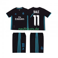 Fußballtrikot Real Madrid Bale 11 2017 2018 Retro Kinder Auswärts Kurzarm