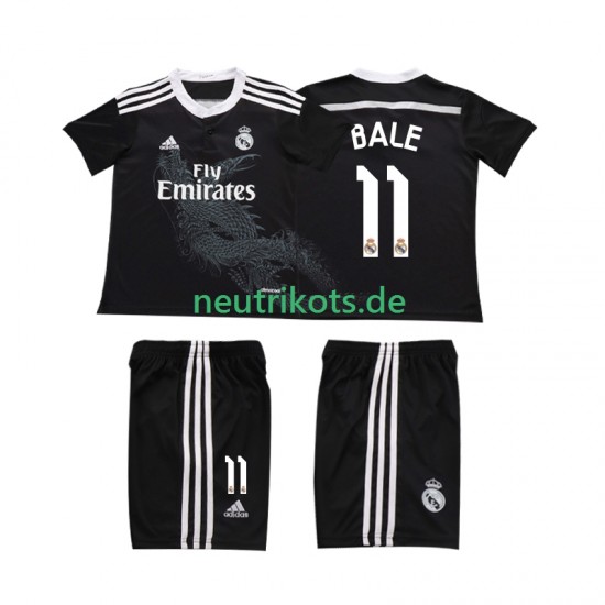 Fußballtrikot Real Madrid Bale 11 2014 Retro Kinder Ausweich Kurzarm