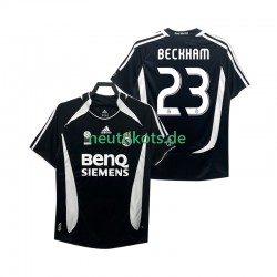 Fußballtrikot Real Madrid Beckham 23 2007 Retro Herren Ausweich 2006 Kurzarm