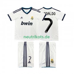 Fußballtrikot Real Madrid Cristiano Ronaldo 7 2012 2013 Retro Kinder Heim Kurzarm