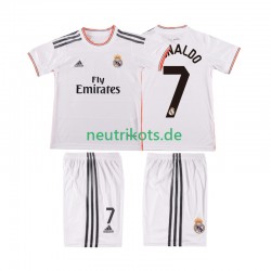 Fußballtrikot Real Madrid Cristiano Ronaldo 7 2013 2014 Retro Kinder Heim Kurzarm