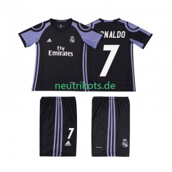 Fußballtrikot Real Madrid Cristiano Ronaldo 7 2016 2017 Retro Kinder Ausweich Kurzarm