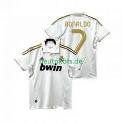 Fußballtrikot Real Madrid Cristiano Ronaldo 7 2012 Retro Herren Heim 2011 Kurzarm