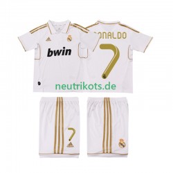 Fußballtrikot Real Madrid Cristiano Ronaldo 7 2012 Retro Kinder Heim 2011 Kurzarm