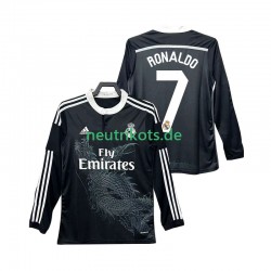 Fußballtrikot Real Madrid Cristiano Ronaldo 7 2014 2015 Retro Herren Ausweich Langarm