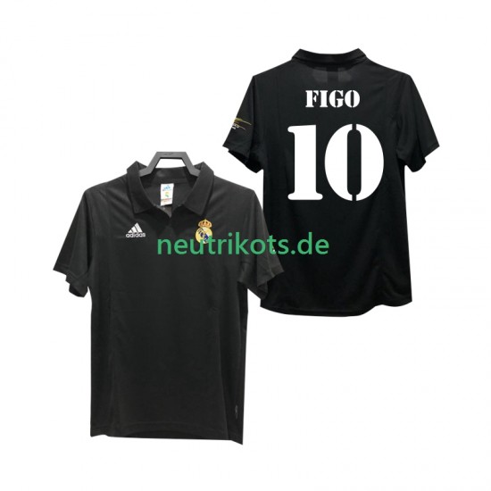 Fußballtrikot Real Madrid FIGO 10 2002 2003 Retro Herren Auswärts Kurzarm