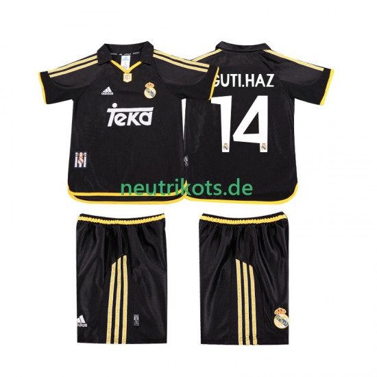 Fußballtrikot Real Madrid GUTI.HAZ 14 2001 Retro Kinder Auswärts 1999 Kurzarm