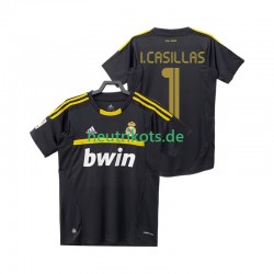 Fußballtrikot Real Madrid I.CASILLAS 1 2012 Torwart Retro Herren Auswärts 2011 Kurzarm