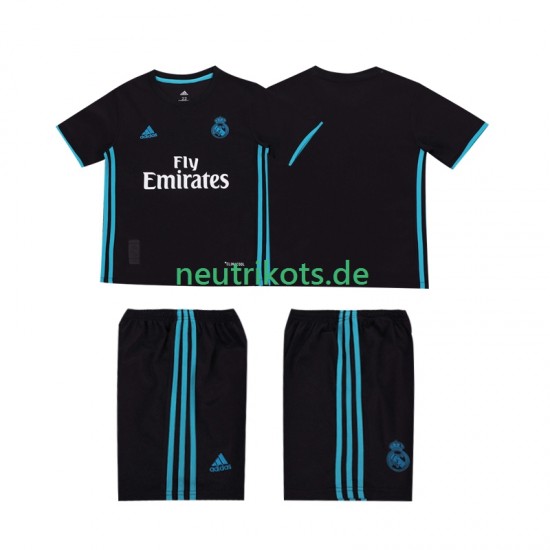 Fußballtrikot Real Madrid 2017 2018 Retro Kinder Auswärts Kurzarm