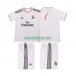 Fußballtrikot Real Madrid 2013 2014 Retro Kinder Heim Kurzarm