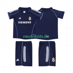 Fußballtrikot Real Madrid 2005 Retro Kinder Auswärts 2006 Kurzarm