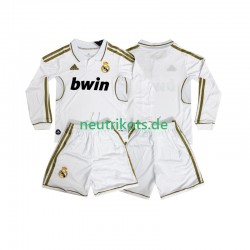 Fußballtrikot Real Madrid 2012 Retro Kinder Heim 2011 Langarm