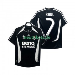Fußballtrikot Real Madrid RAUL 7 2007 Retro Herren Ausweich 2006 Kurzarm