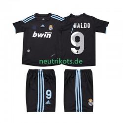Fußballtrikot Real Madrid RONALDO 9 2009 Retro Kinder Auswärts 2010 Kurzarm