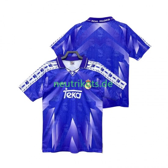 Fußballtrikot Real Madrid 1996 1997 Retro Herren Auswärts Kurzarm