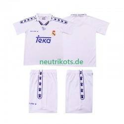 Fußballtrikot Real Madrid 1996 Retro Kinder Heim 1994 Kurzarm