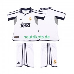 Fußballtrikot Real Madrid 2001 2002 Retro Kinder Heim Kurzarm