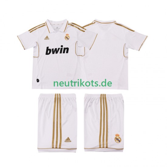Fußballtrikot Real Madrid 2012 Retro Kinder Heim 2011 Kurzarm