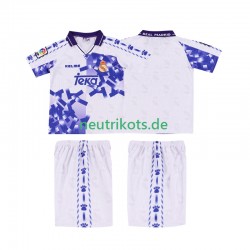 Fußballtrikot Real Madrid 1996 1997 Retro Kinder Ausweich Kurzarm