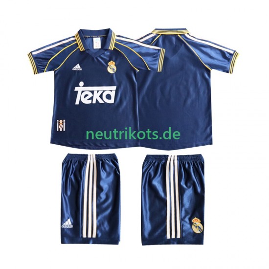 Fußballtrikot Real Madrid 1998 Retro Kinder Ausweich 1999 Kurzarm