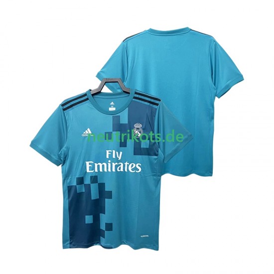 Fußballtrikot Real Madrid 2017 2018 Retro Herren Ausweich Kurzarm