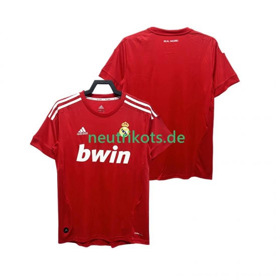 Fußballtrikot Real Madrid 2012 Retro Herren Ausweich 2011 Kurzarm