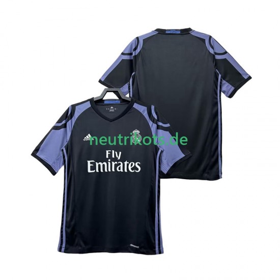 Fußballtrikot Real Madrid 2016 2017 Retro Herren Ausweich Kurzarm