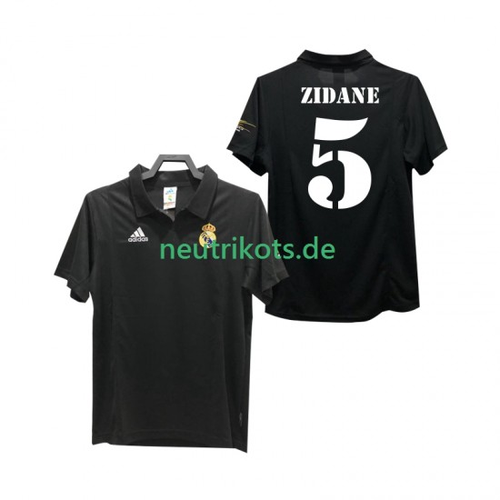 Fußballtrikot Real Madrid ZIDANE 5 2002 2003 Retro Herren Auswärts Kurzarm
