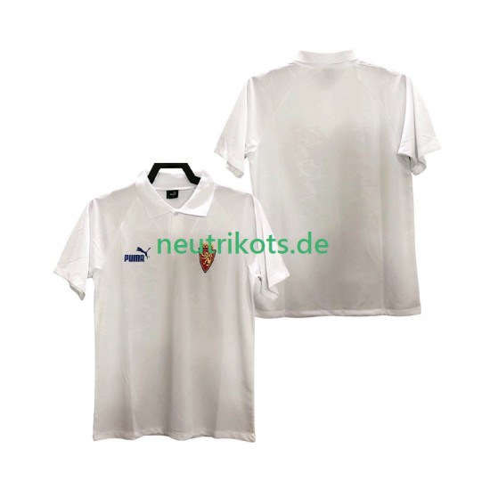 Fußballtrikot Real Zaragoza 1995 Retro Herren Heim Kurzarm