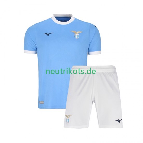 Fußballtrikot Lazio Rom Kinder Heim 2025-2026 Kurzarm