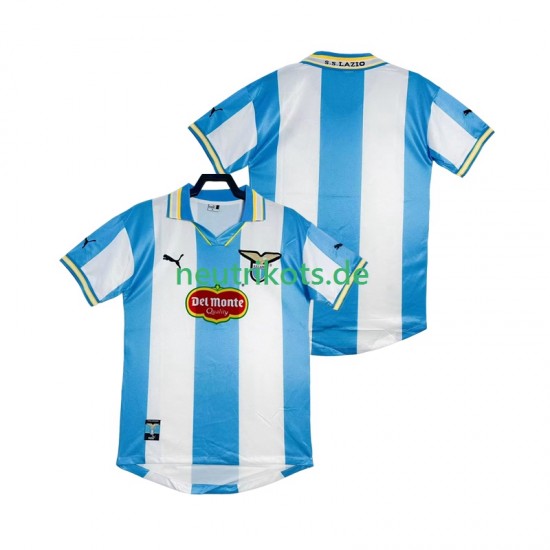 Fußballtrikot Lazio Rom 2000 Retro Herren Heim 1999 Kurzarm