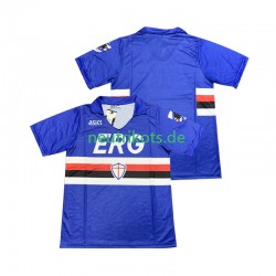 Fußballtrikot Sampdoria 1990 1991 Retro Herren Heim Kurzarm