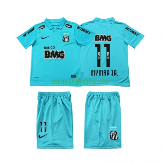 Fußballtrikot Santos Neymar JR 11 -2012 Retro Kinder Ausweich 2011 Kurzarm