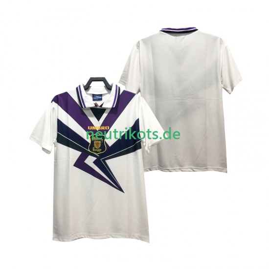 Fußballtrikot Schottland 1996 Retro Herren Auswärts 1994 Kurzarm