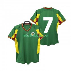 Fußballtrikot Senegal 7 2002 Retro Herren Auswärts Kurzarm