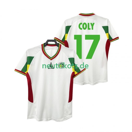 Fußballtrikot Senegal COLY 17 2002 Retro Herren Heim Kurzarm