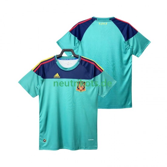 Fußballtrikot Spanien Torwart Retro Herren Heim 2010 Kurzarm